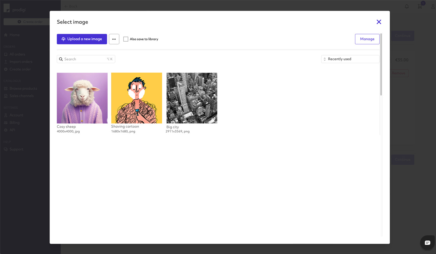Image library